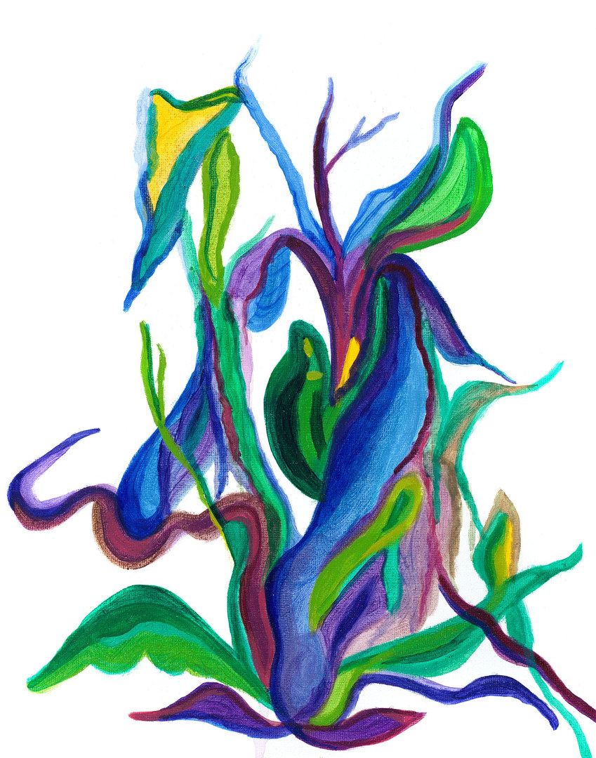 Becoming Wild, 2026, acrylic on canvas